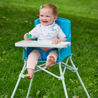 My Portable High Chair™ with Tray - Aqua