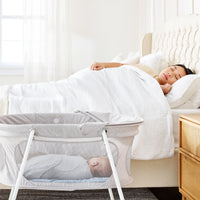 Baby Basics® Infant Bassinet with Canopy