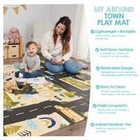 my play mat features