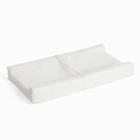 Changing pad on white background
