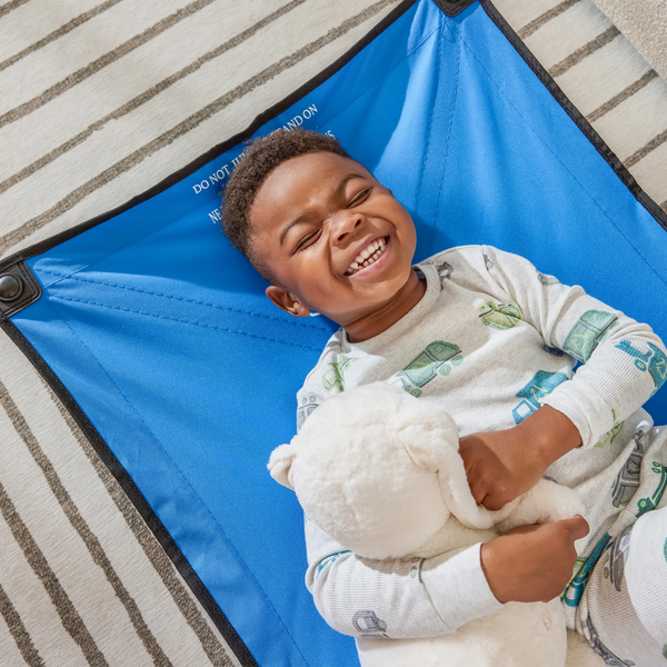 Blue My Cot Portable Toddler Bed