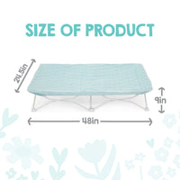 My Cot® Quilted Portable Toddler Bed Dimensions