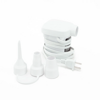 Close-up of air pump on white background
