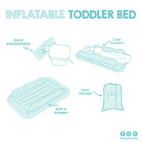 Inflatable Toddler Bed Features
