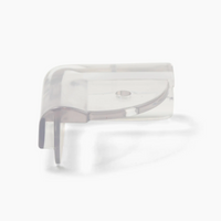Close-Up of Clear Corner Cushion