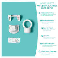 magnetic cabinet lock features