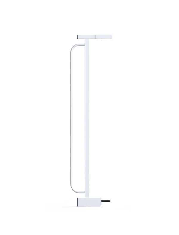 White gate extension for 4 inch